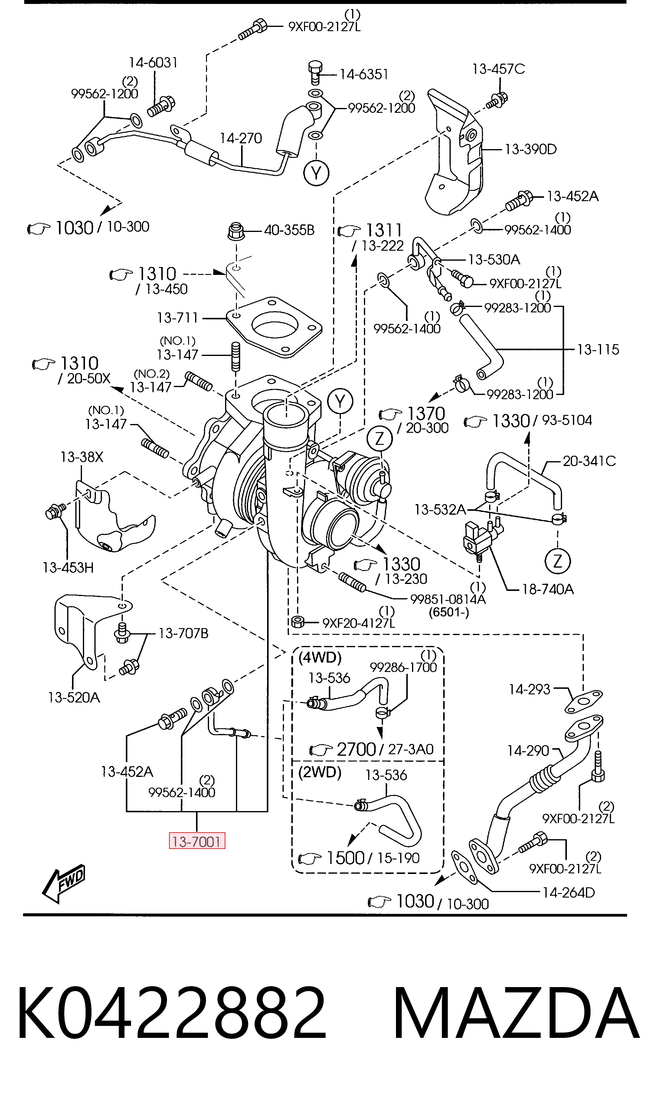53047100522 Borg-Warner Turbina