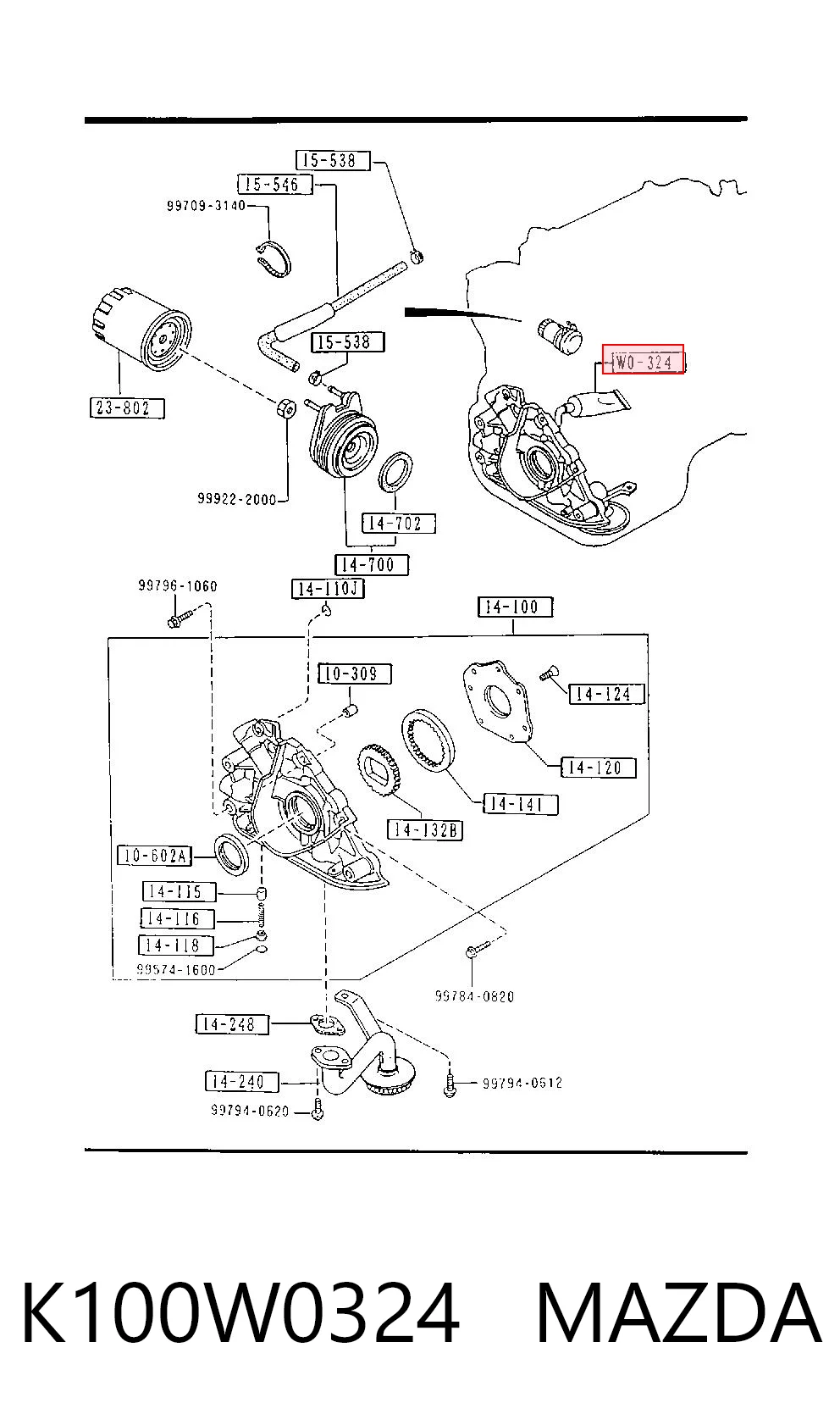 K100W0324 Mazda