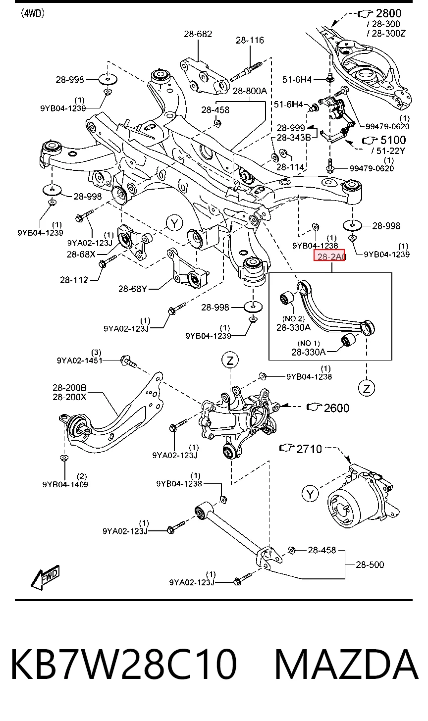 KB7W28C10 Mazda