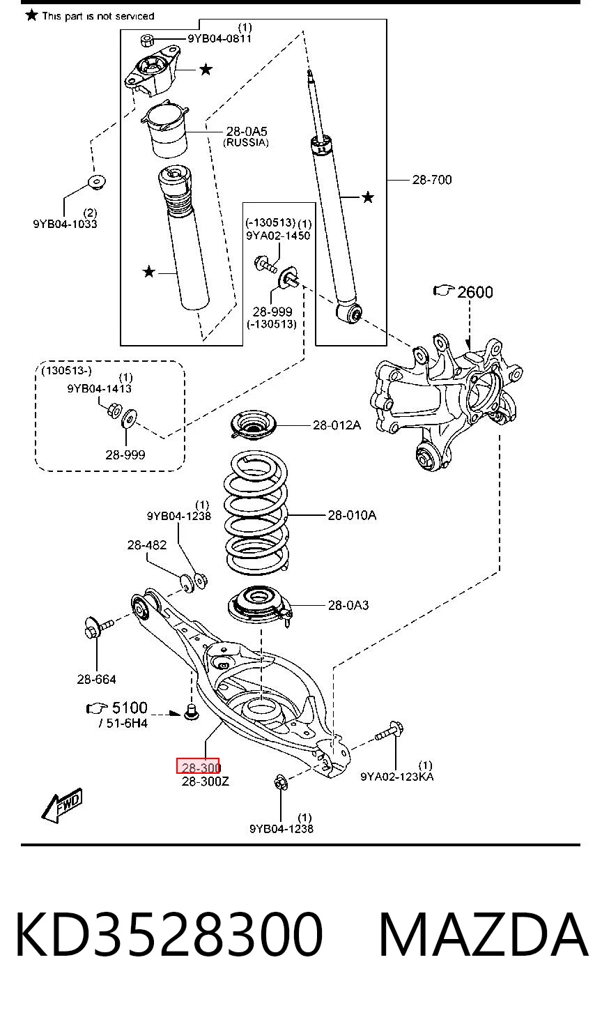 KD3528300 Mazda