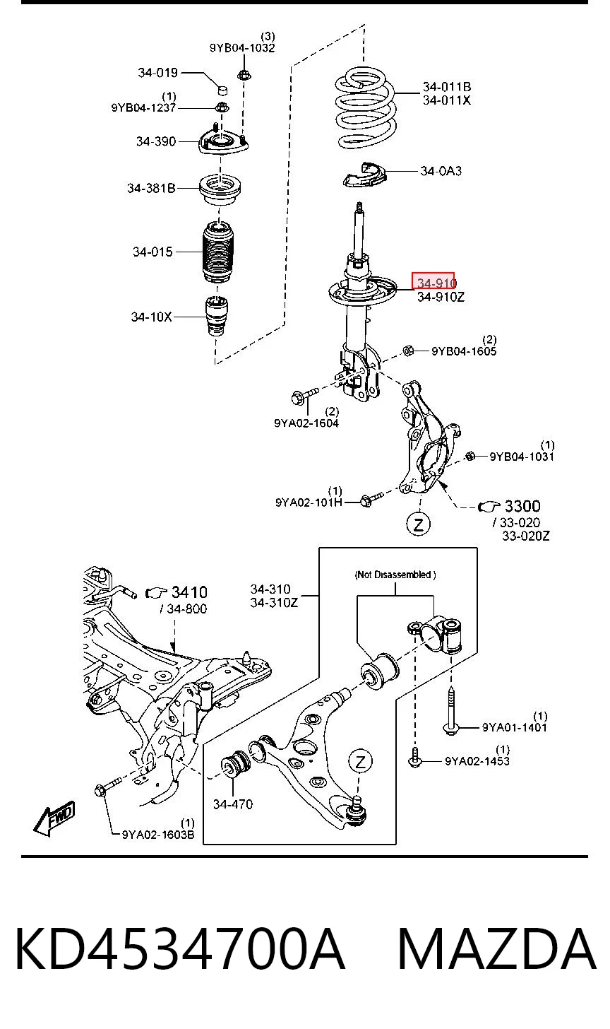 KD4534700A Mazda