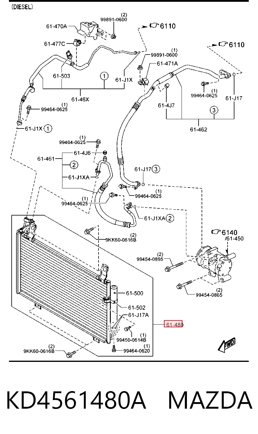 KD4561480A Mazda