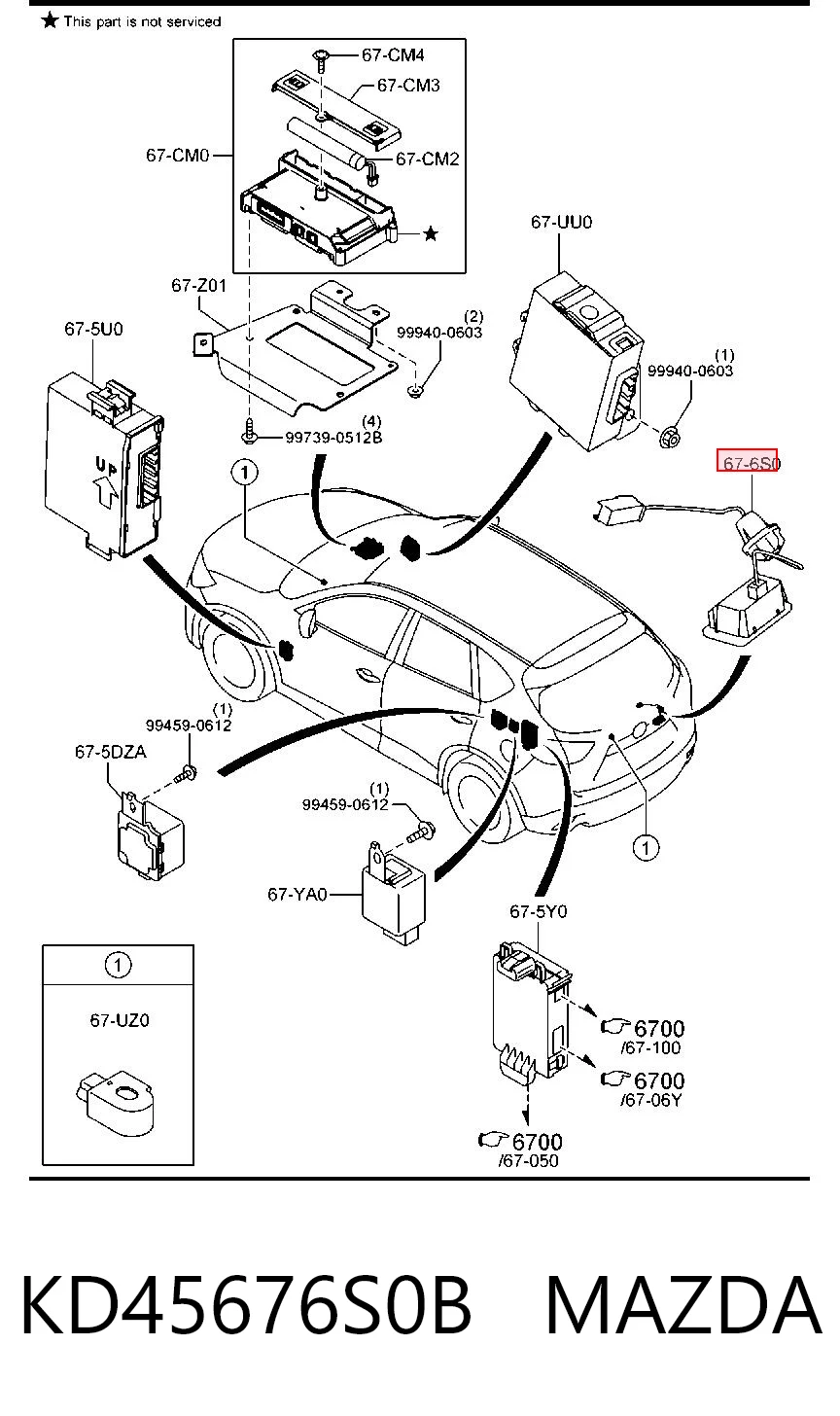 KD45676S0B Mazda