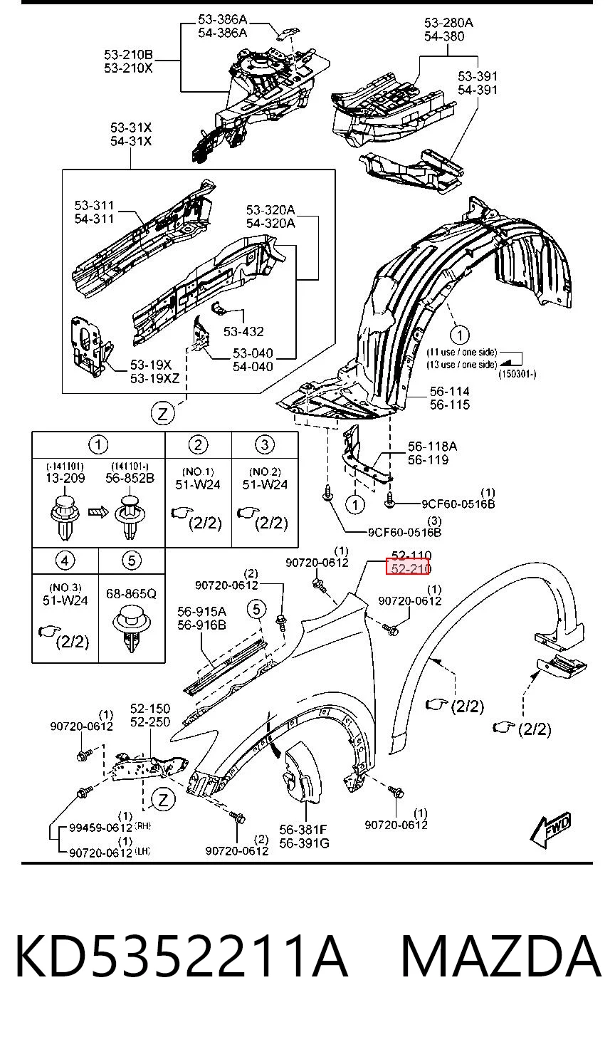 KD5352211A Mazda