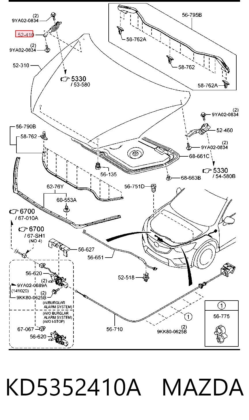 KD5352410A Mazda