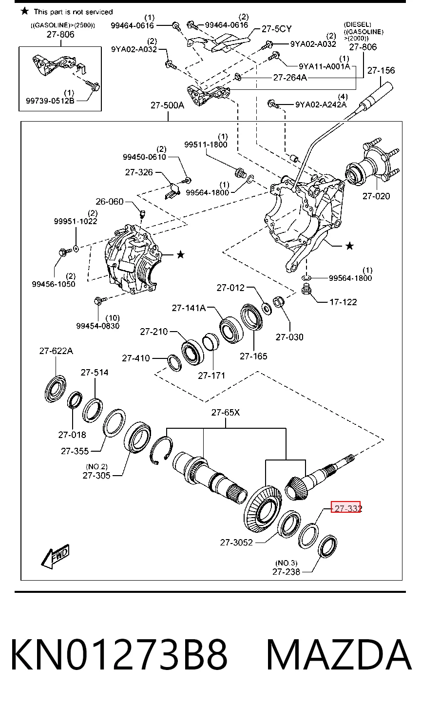 KN01273B8 Mazda