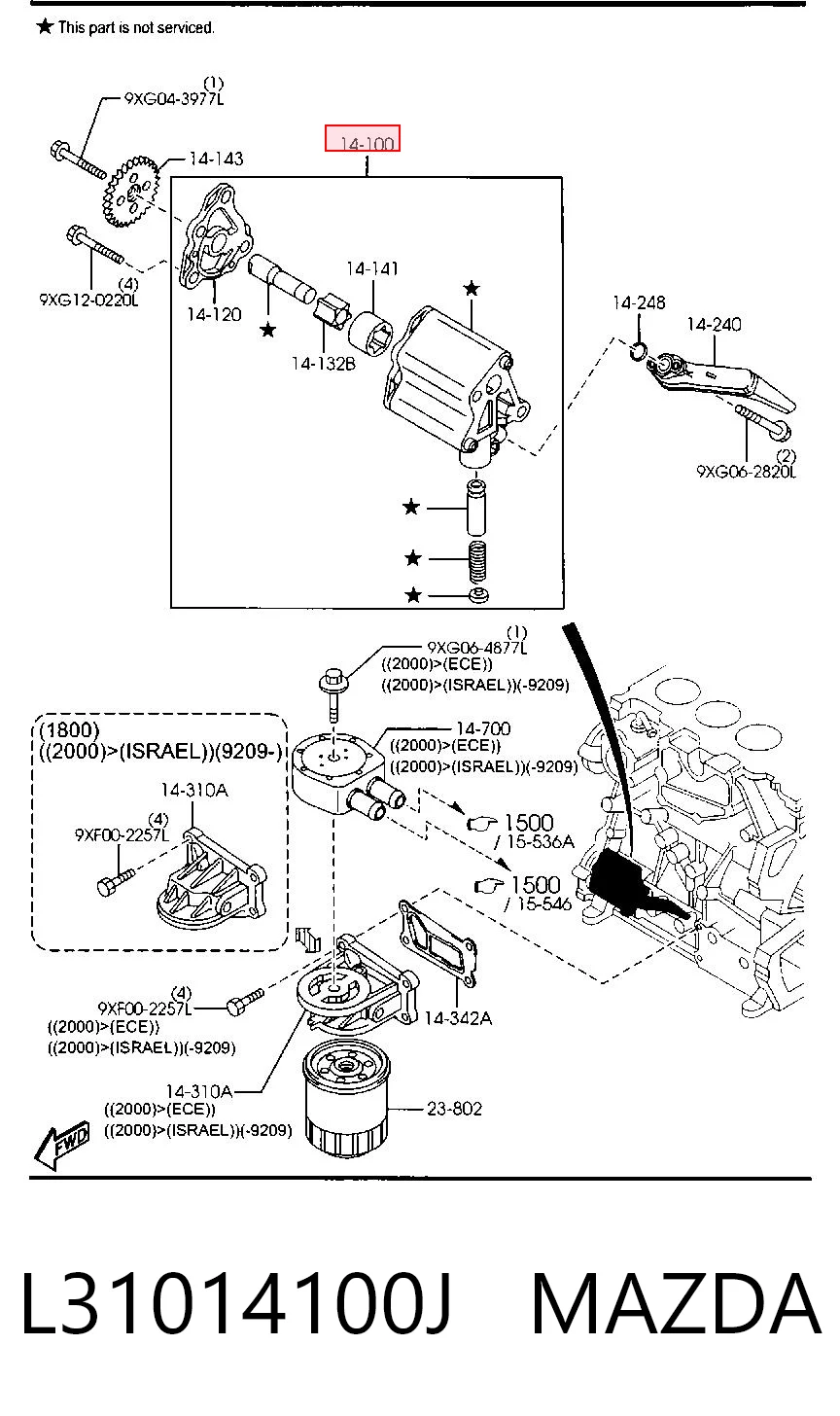 Bomba de óleo Mazda 6  GH