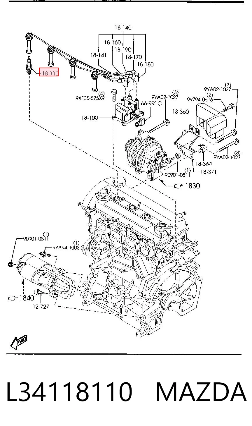 L34118110 Mazda