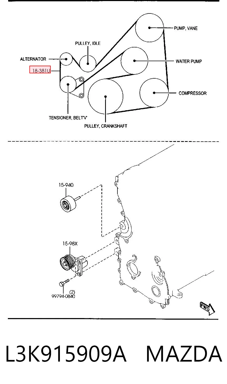 L3K915909A Mazda