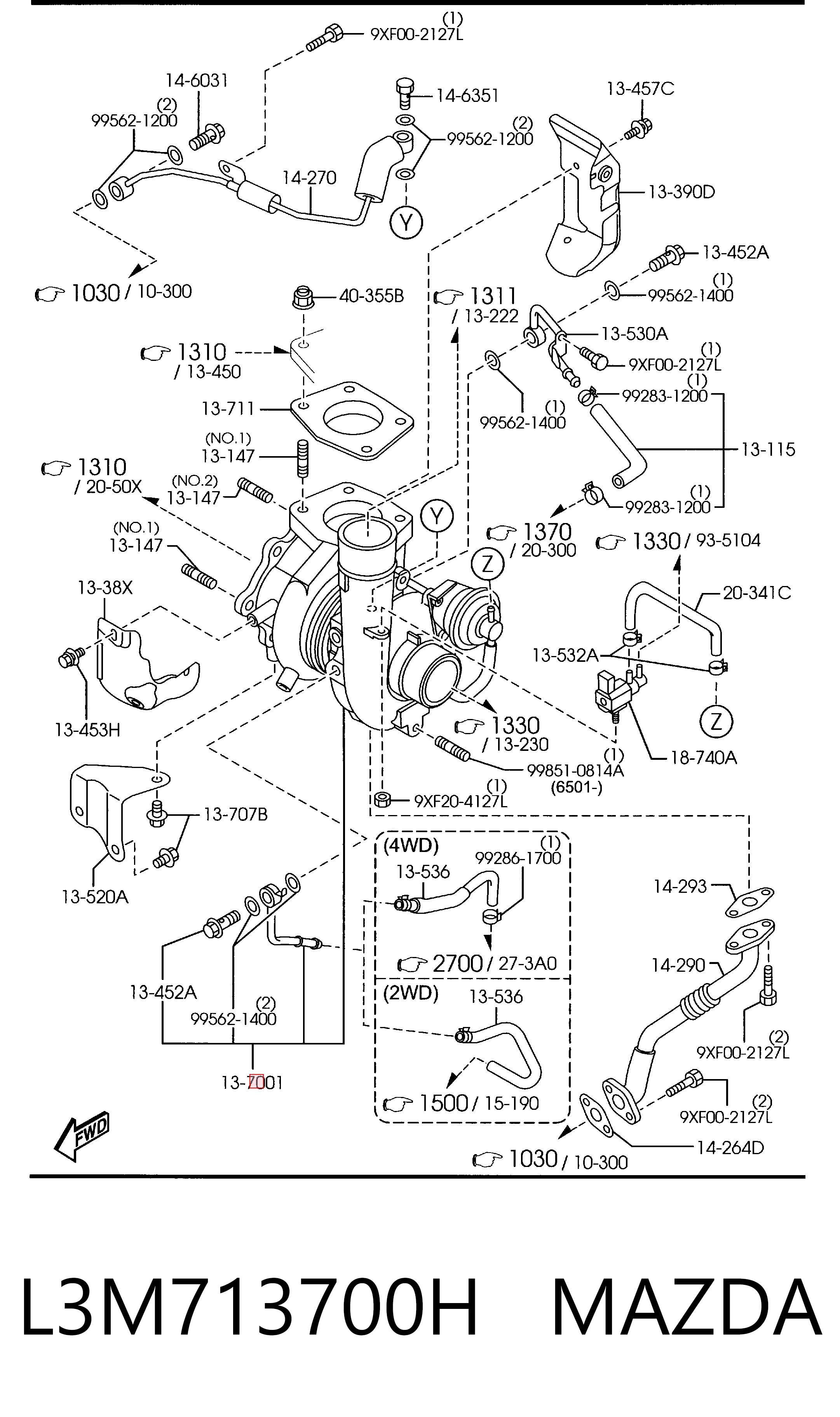 53047100522 Borg-Warner Turbina