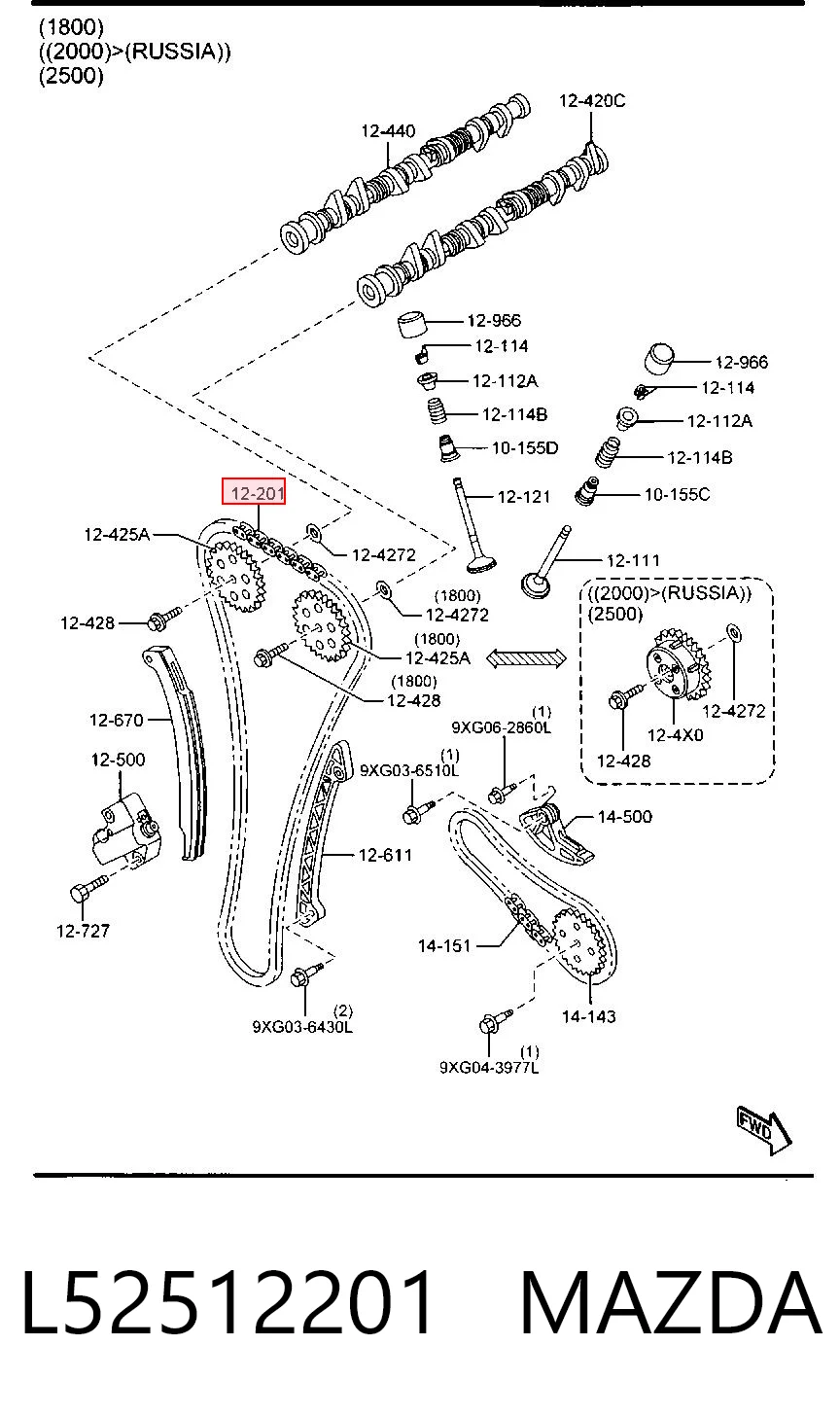 L52512201 Mazda