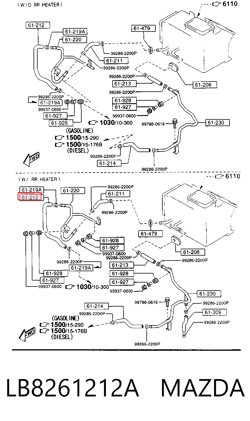 LB8261212A Mazda