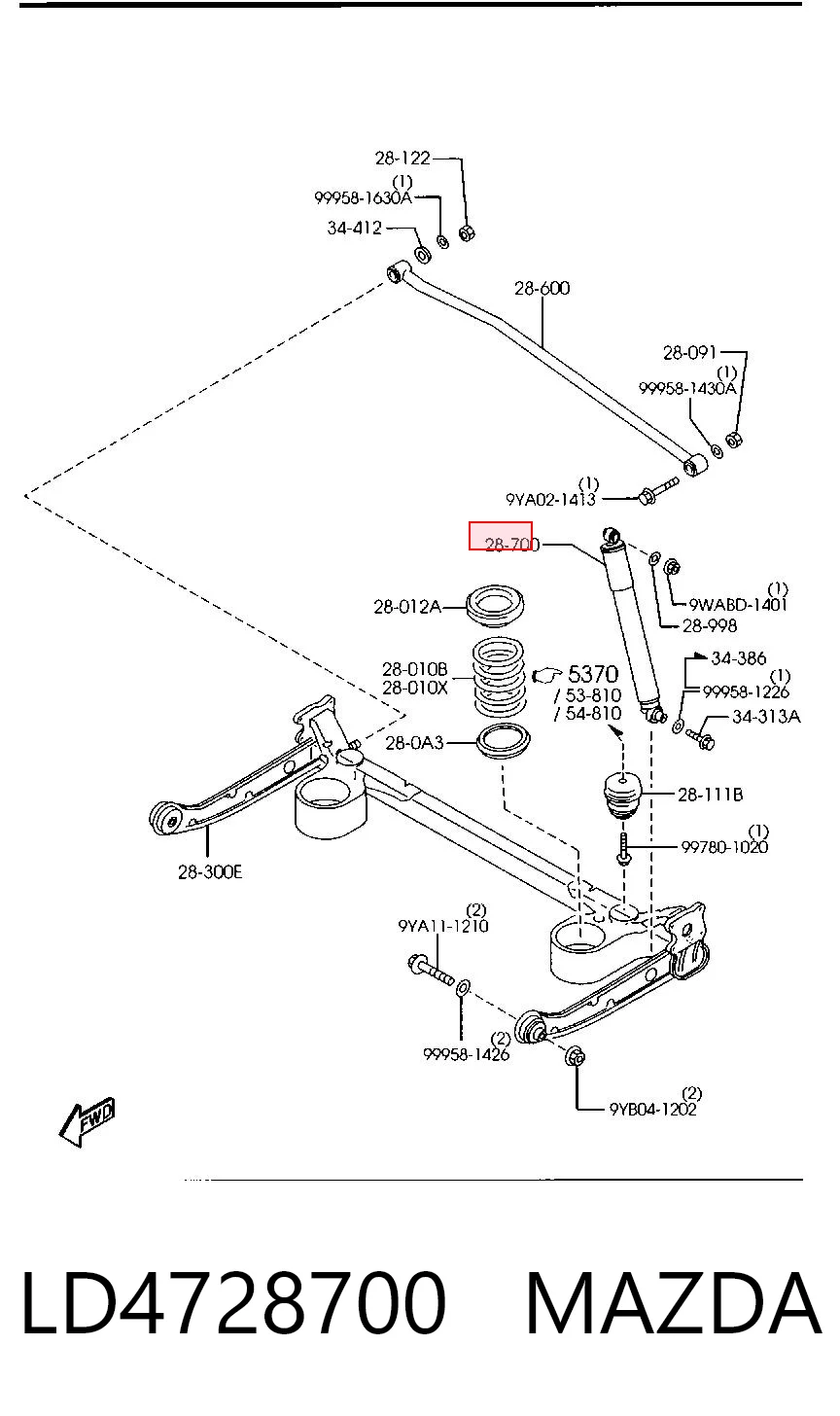 LD4728700 Mazda
