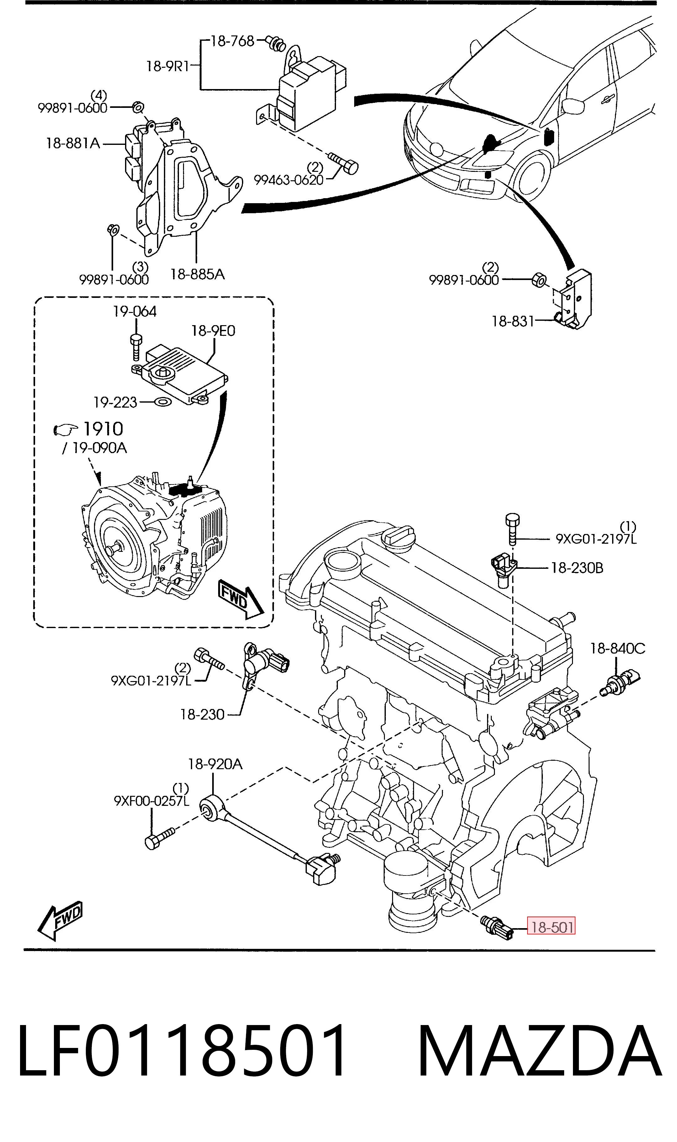 LF0118501 Mazda