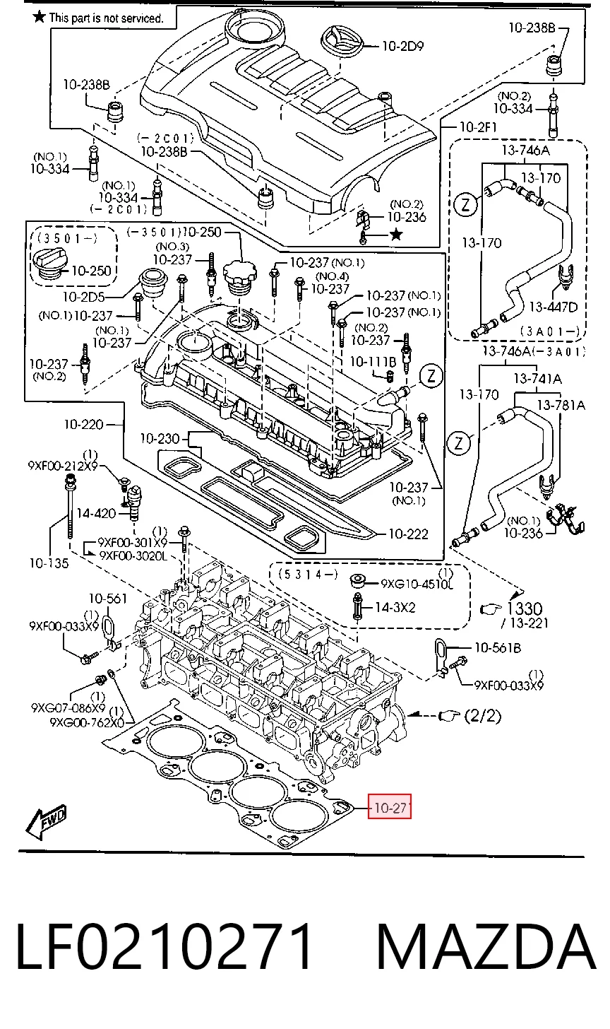 Vedante de cabeça de motor (CBC) Ford Maverick preço, a partir de 31,64 USD