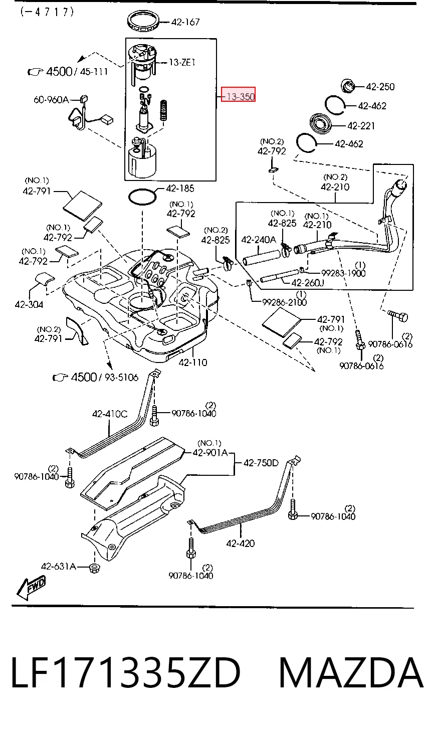 Compre Módulo de bomba de combustível com sensor do nível de combustível Mazda 6 
