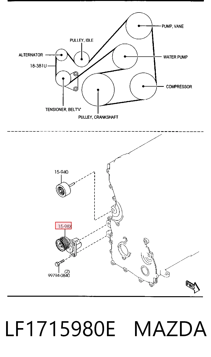 LF1715980E Mazda