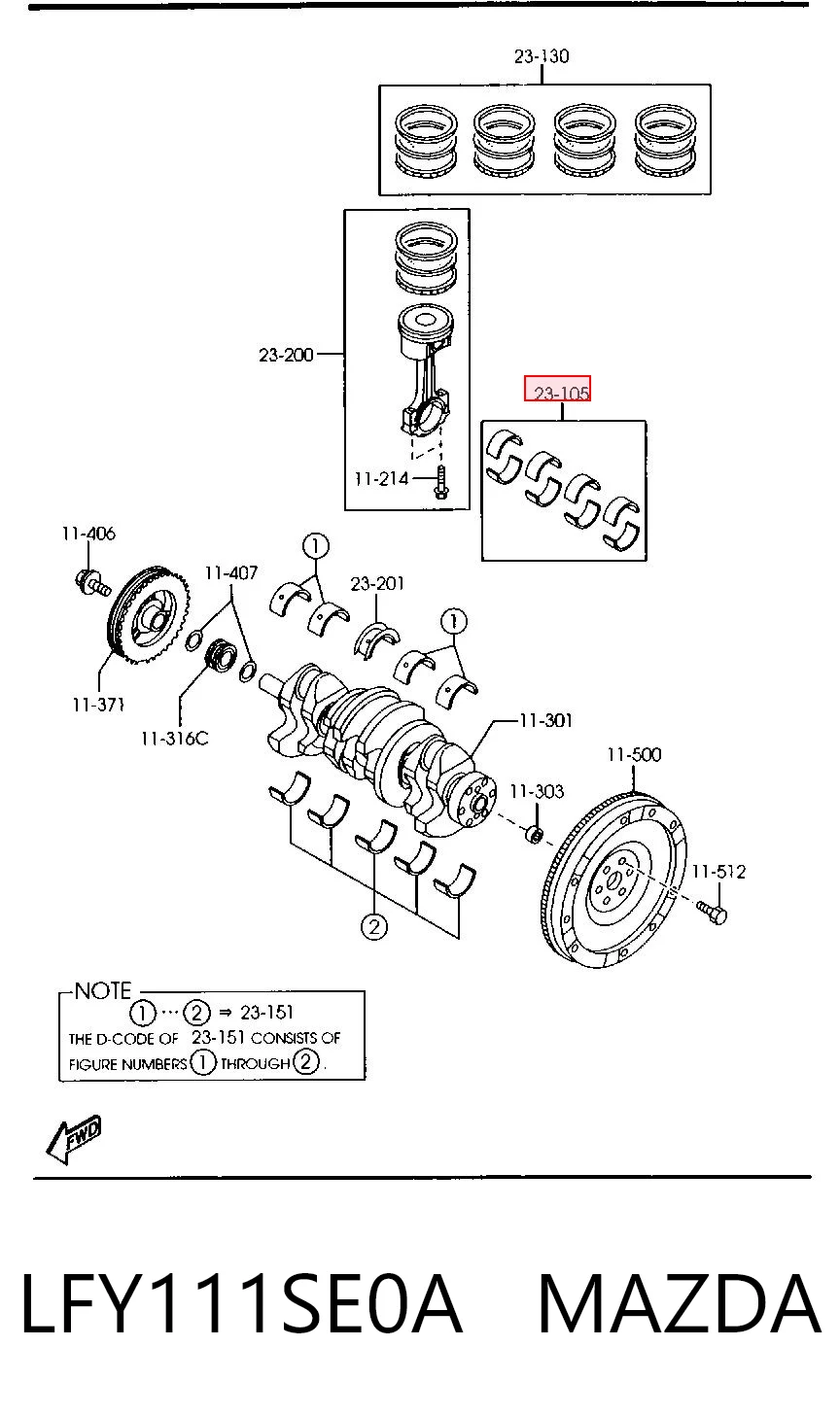 LFY111SE0A Mazda