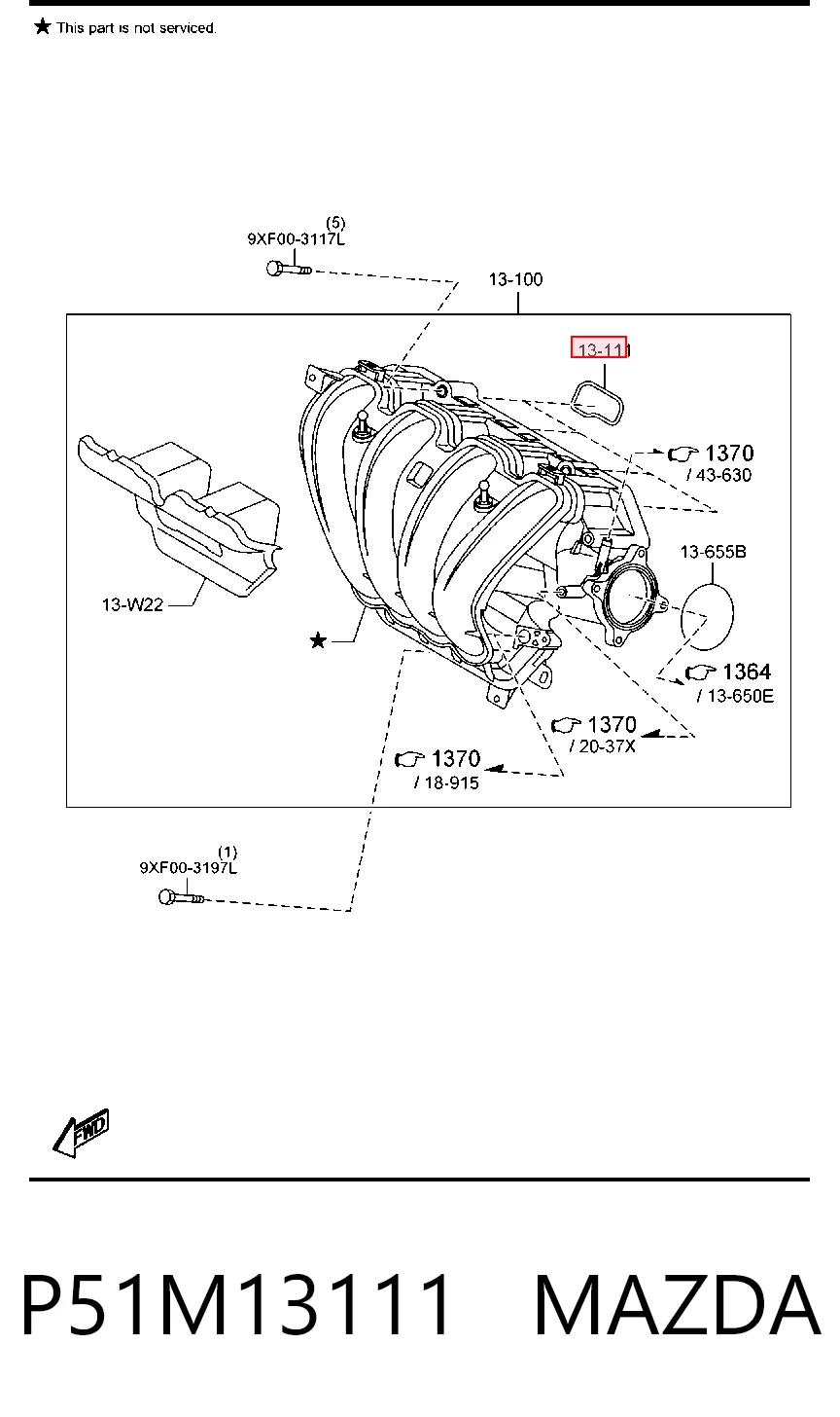P51M13111 Mazda