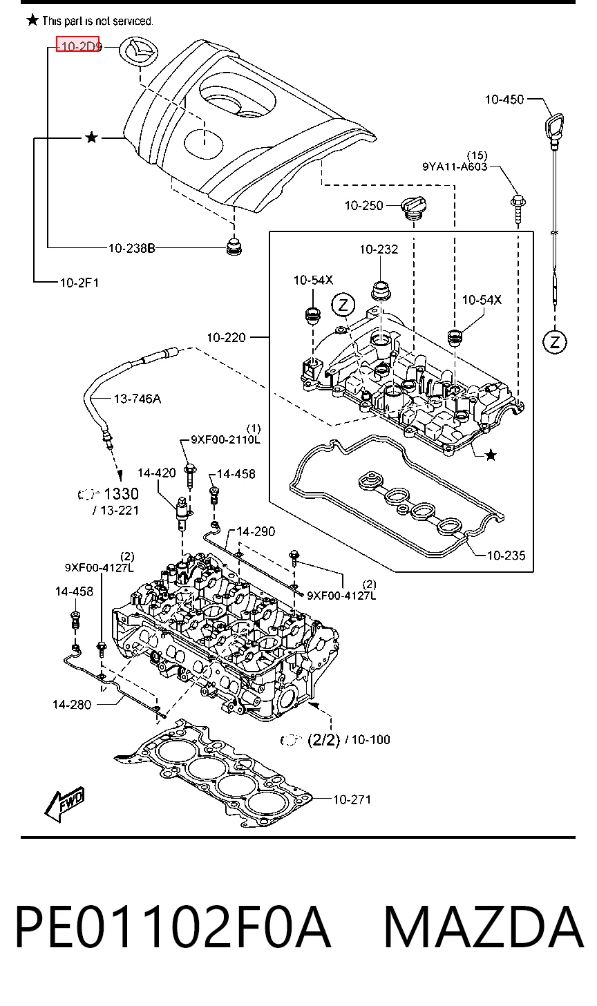 PE01102F0A Mazda