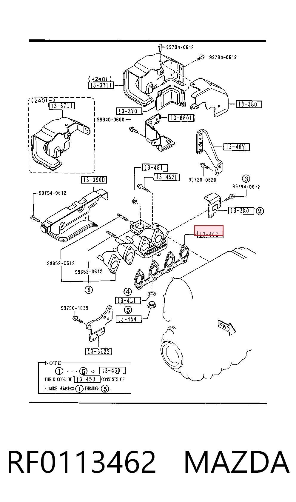  para Mazda 626 III (GD)