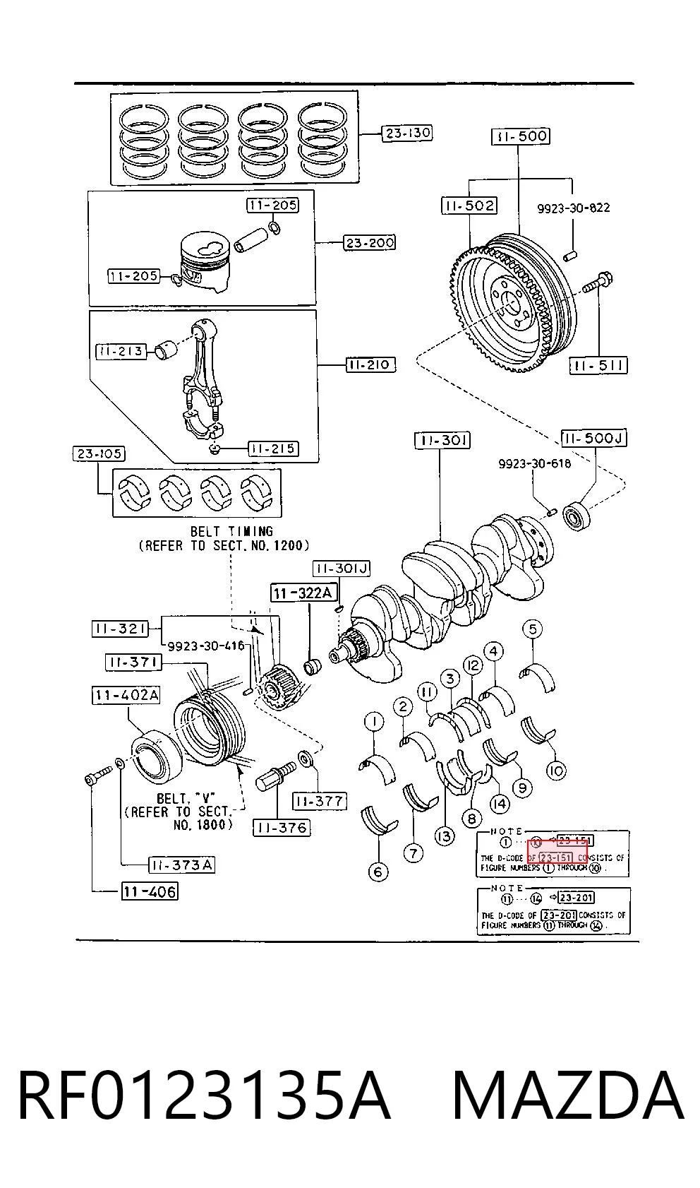 RF0123135A Mazda