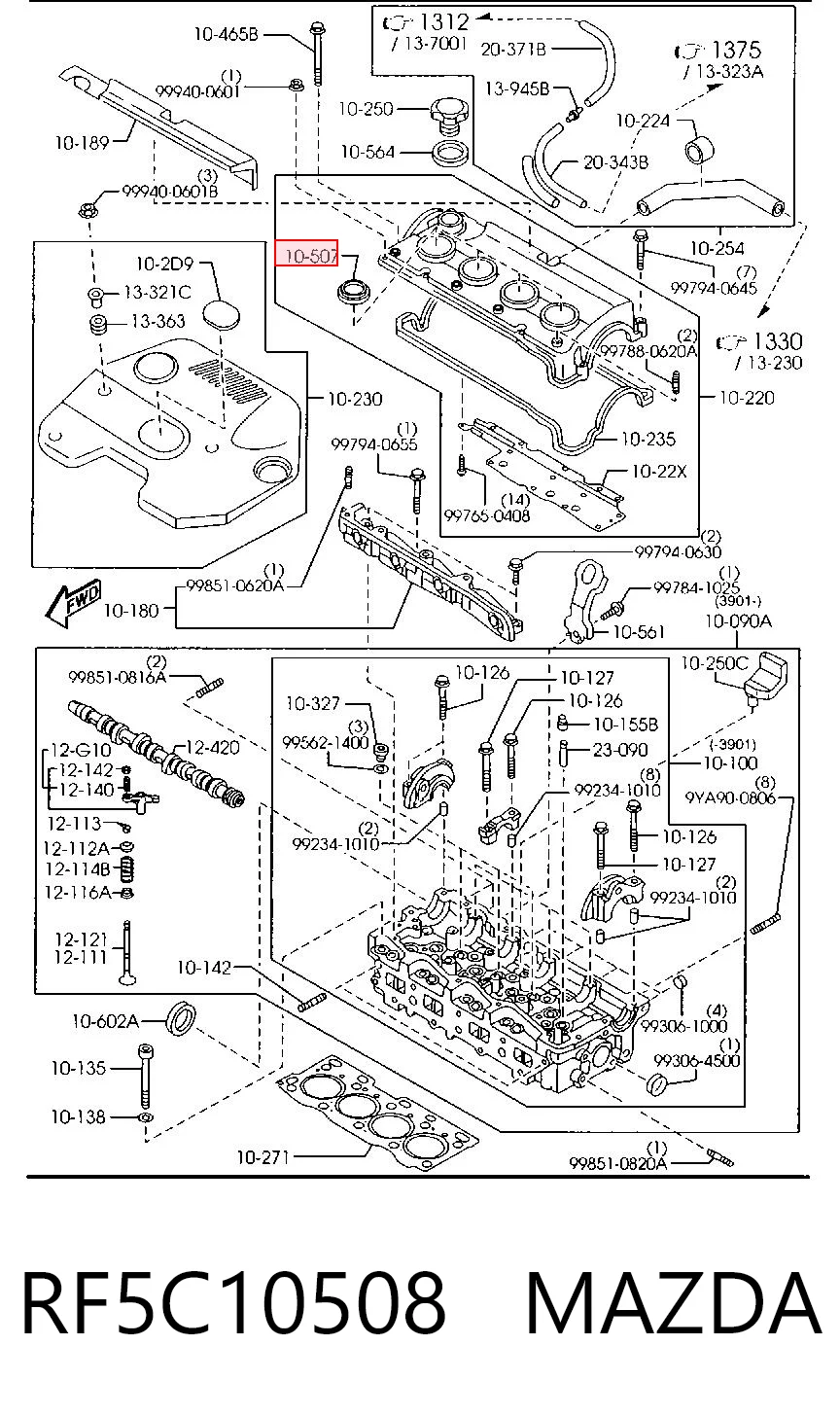 RF5C10508 Mazda