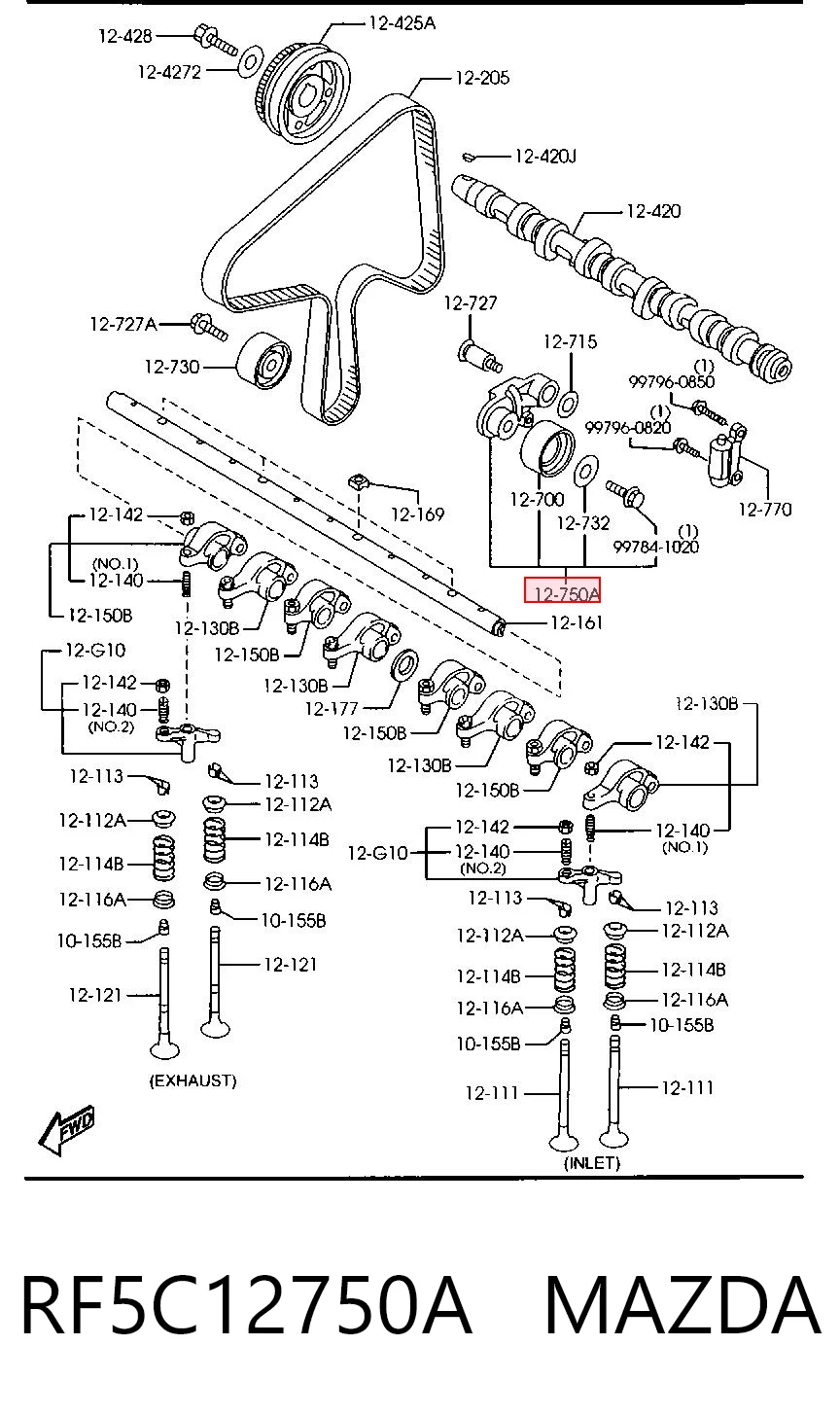 RF5C12750A Mazda
