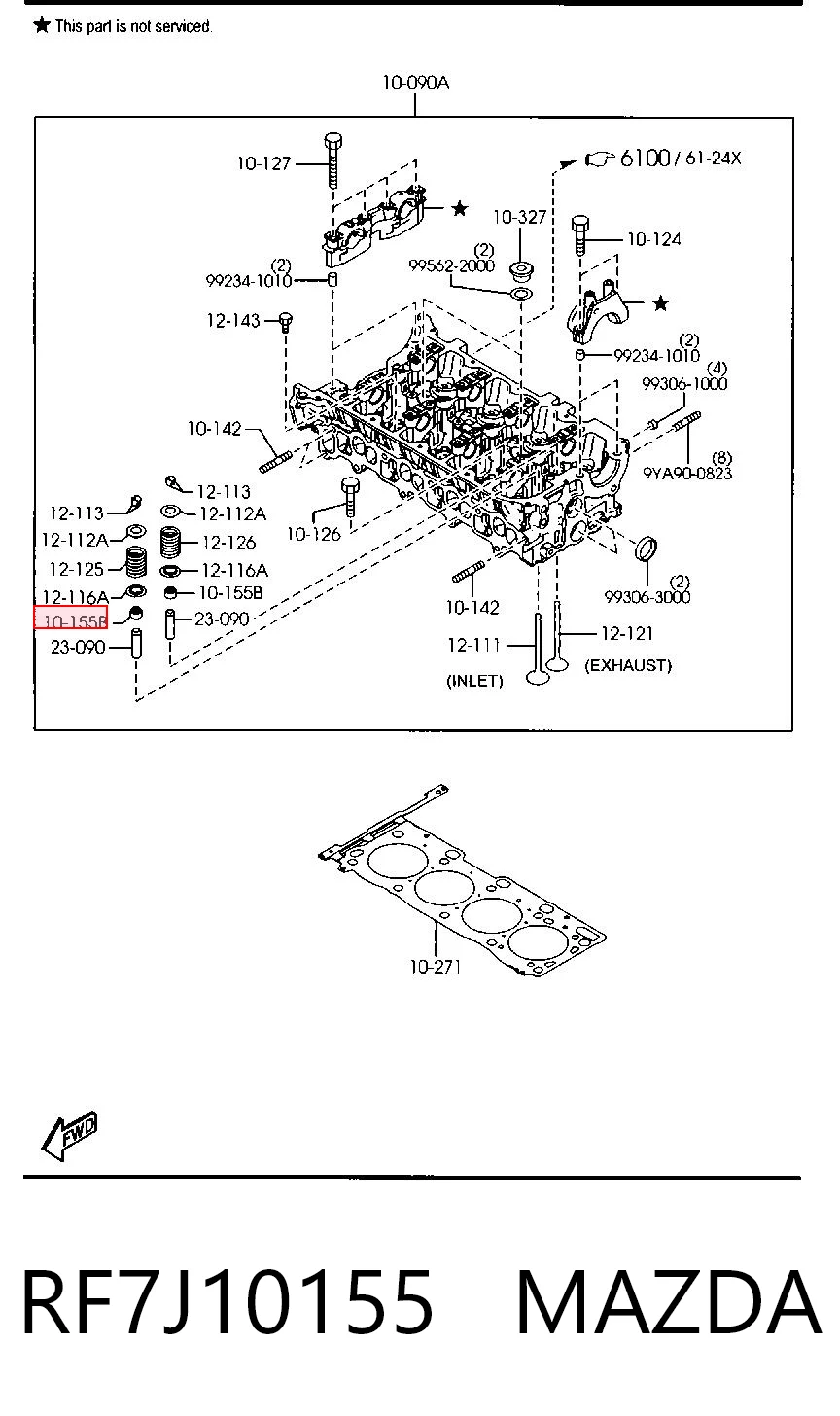 RF7J10155 Mazda