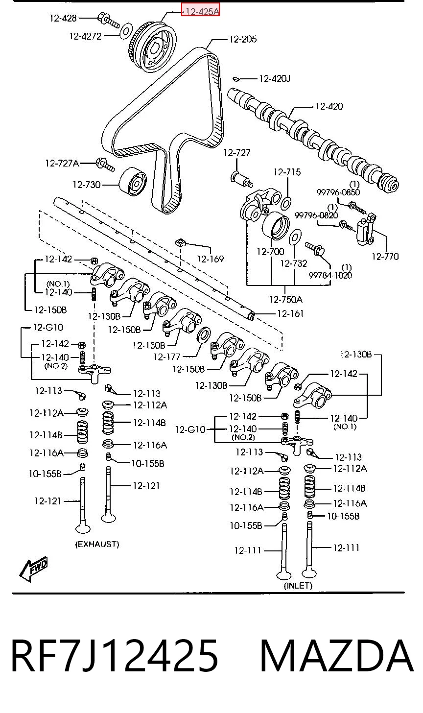 RF7J12425 Mazda