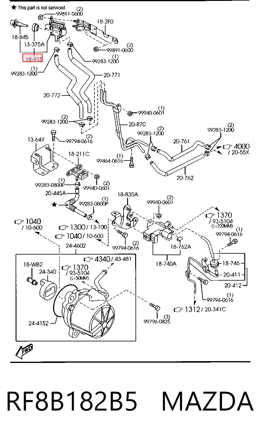 Sensor de temperatura da mistura de ar para Mazda 6 GY