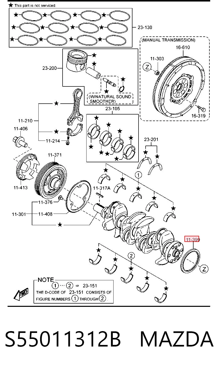 S55011312B Mazda