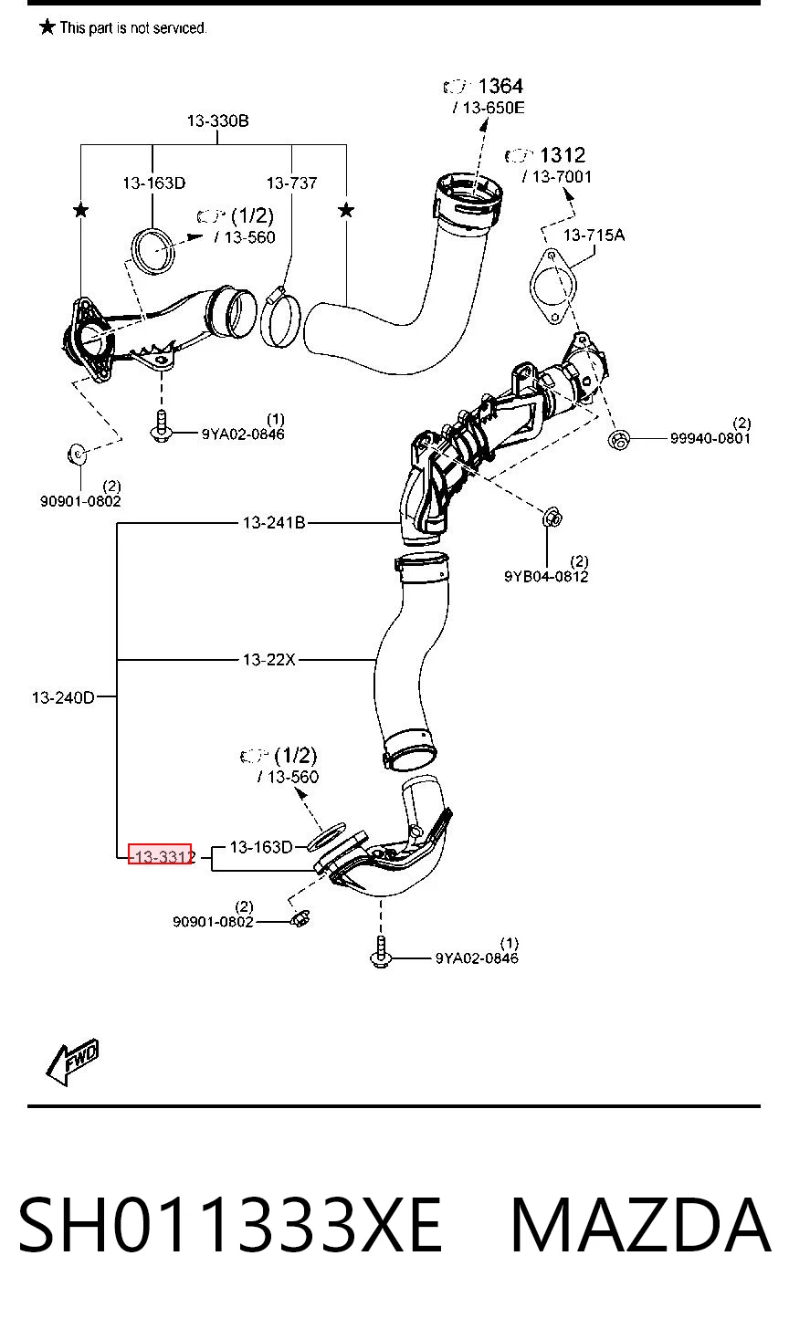 SH011333XE Mazda