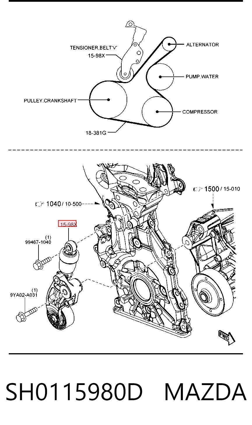 SH0115980D Mazda