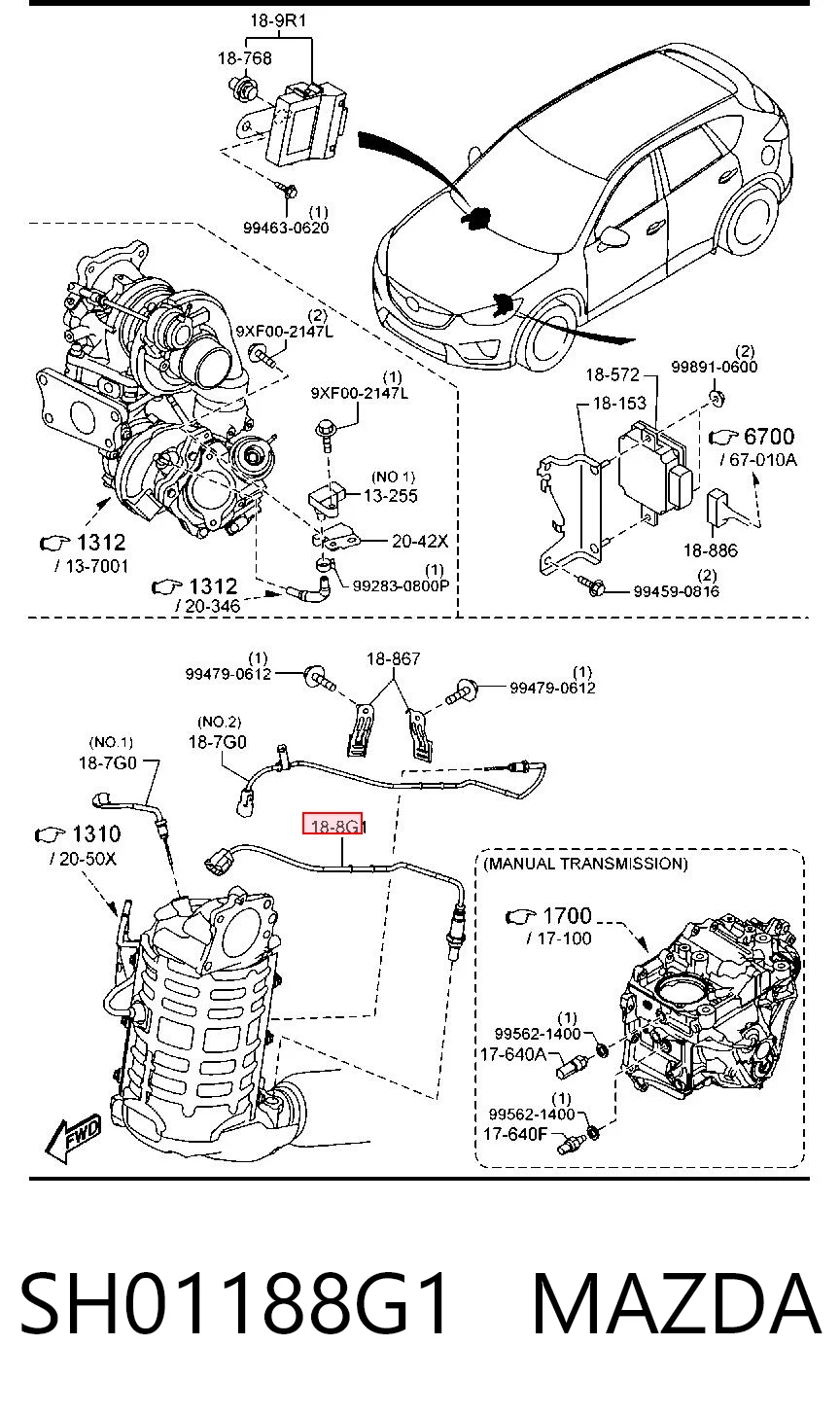 Sonda lambda, sensor de oxigênio Mazda 6 preço, a partir de 84,14 USD