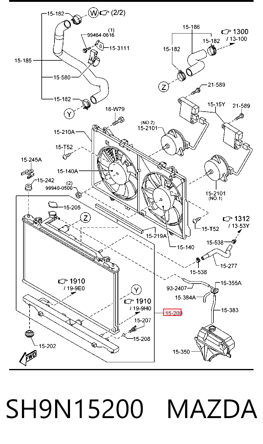 SH9N15200 Mazda