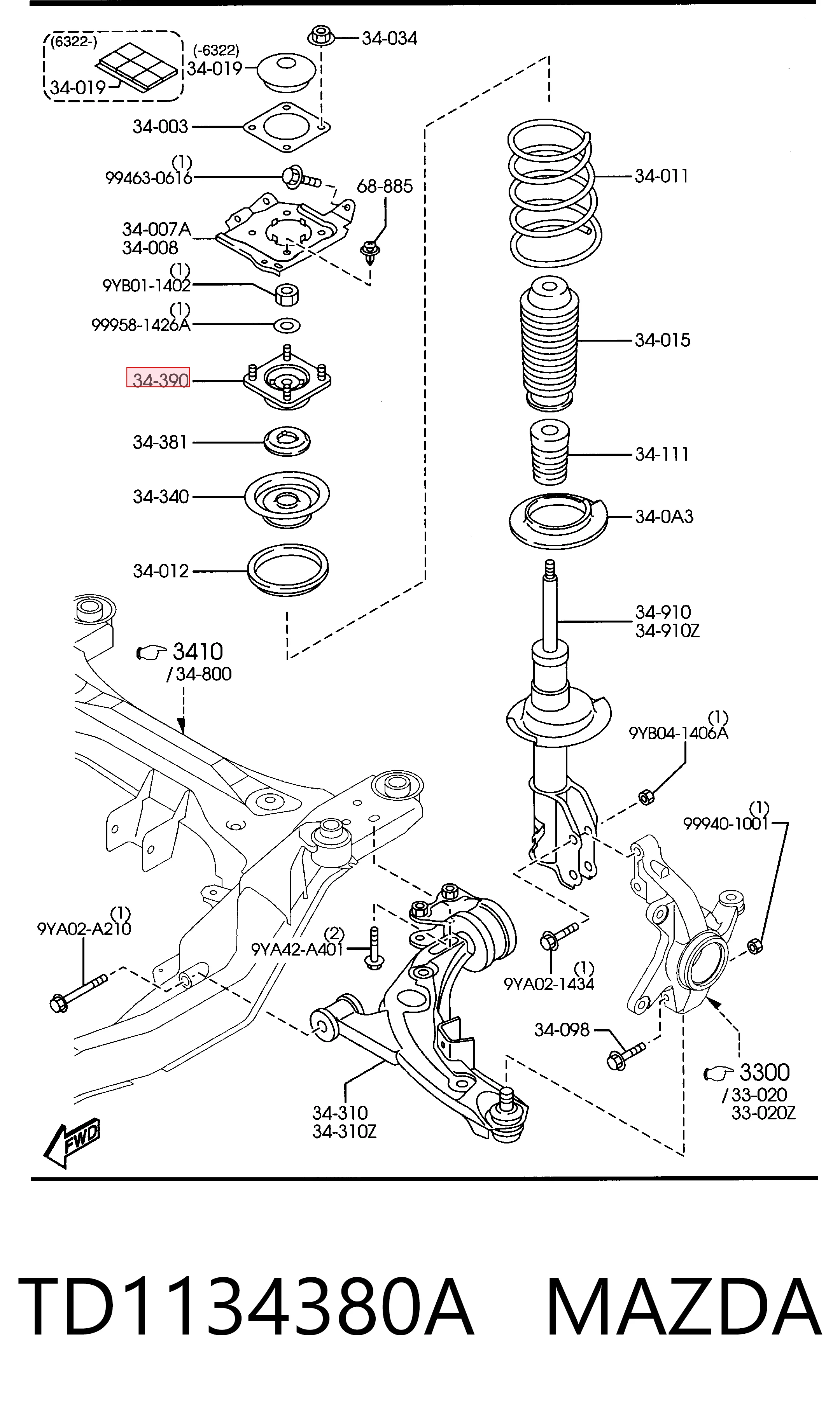 TD1134380A Mazda