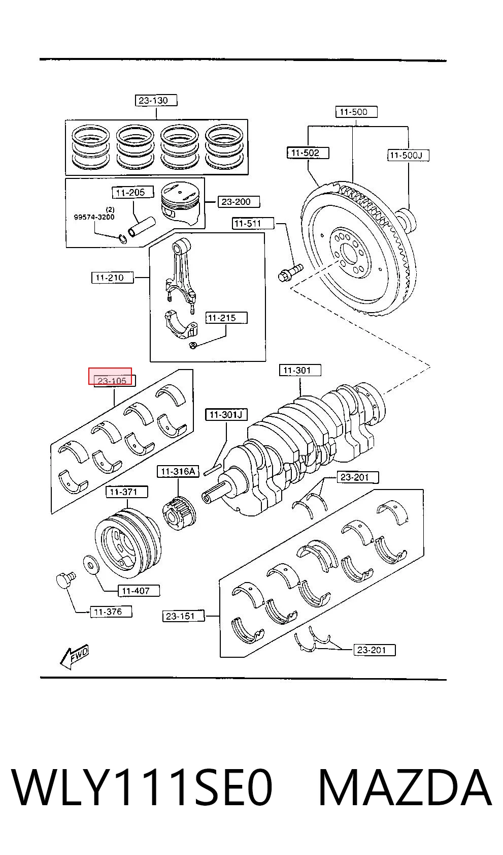 WLY111SE0 Mazda