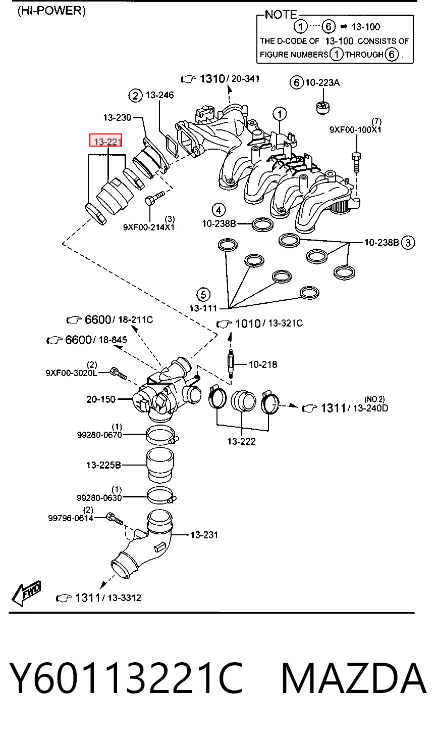 Y60113221C Mazda