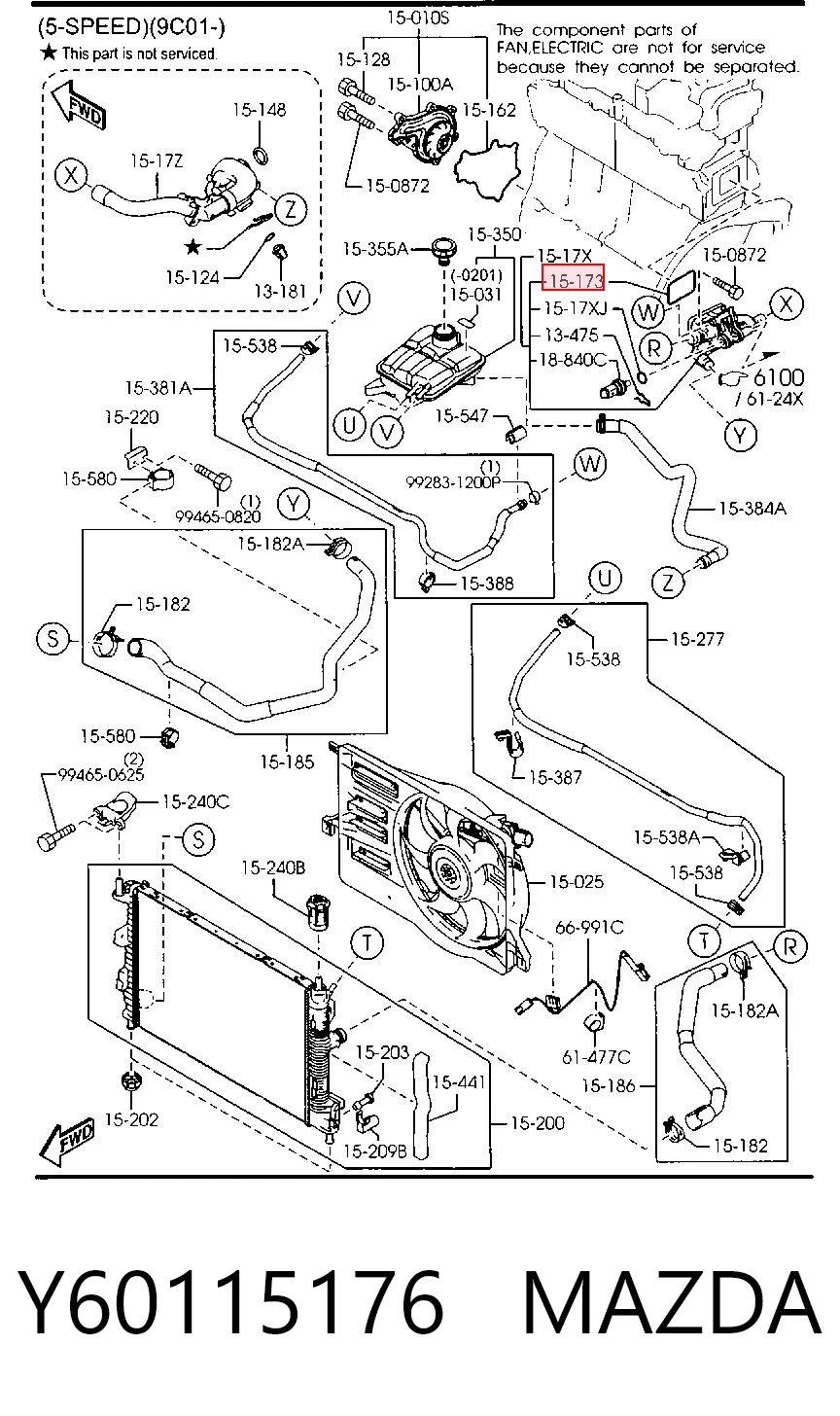 Y60115176 Mazda