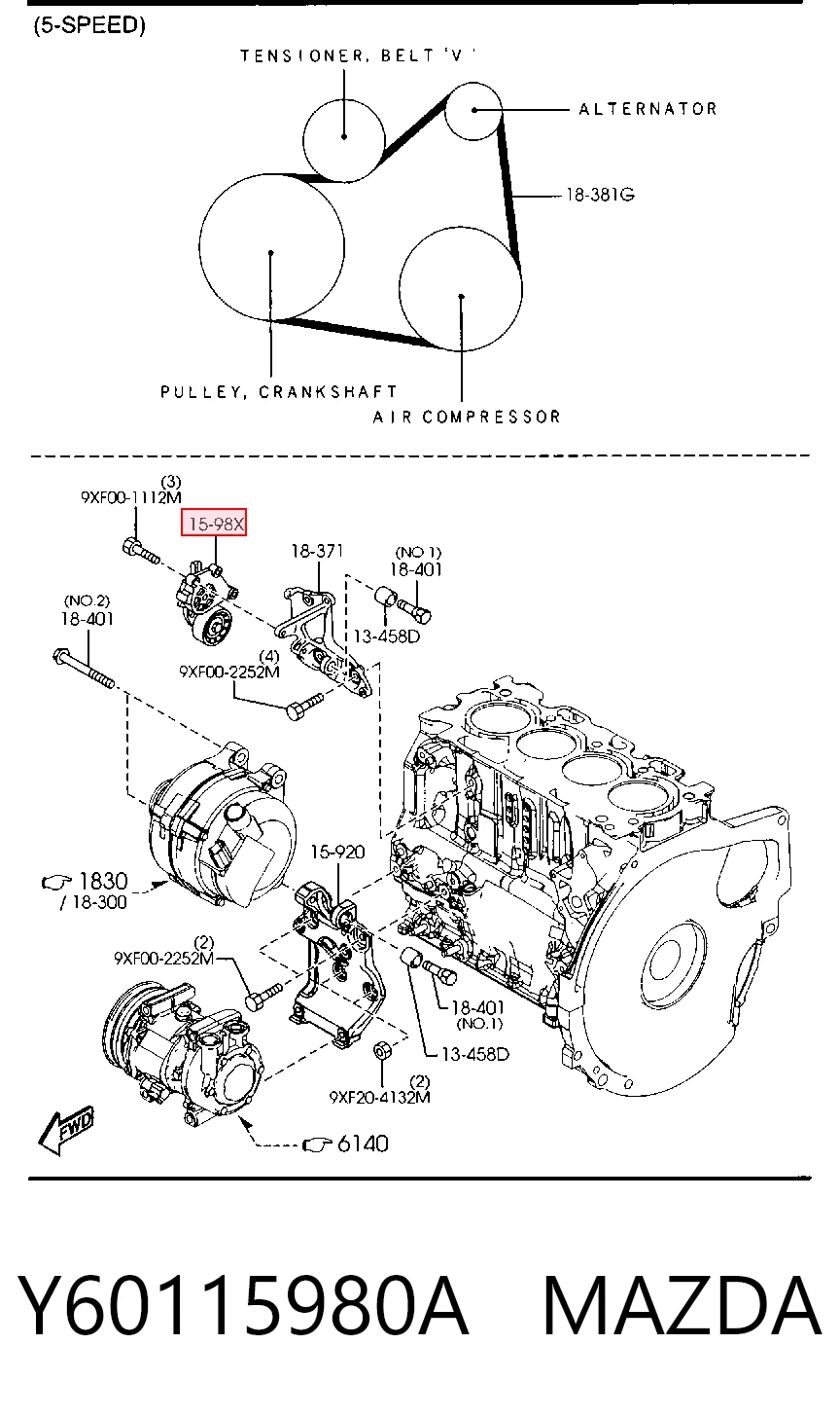 Y60115980A Mazda