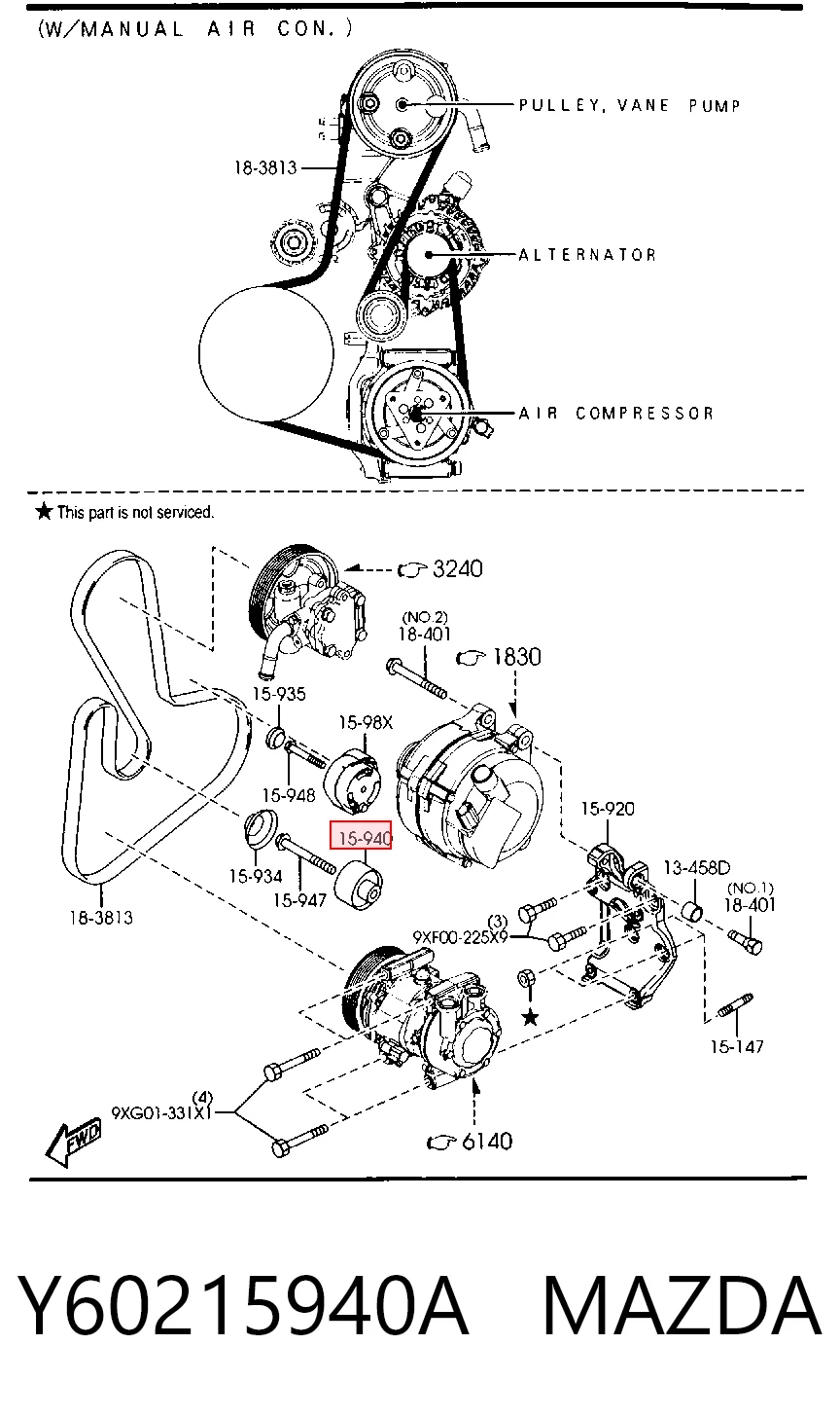 Y60215940A Mazda