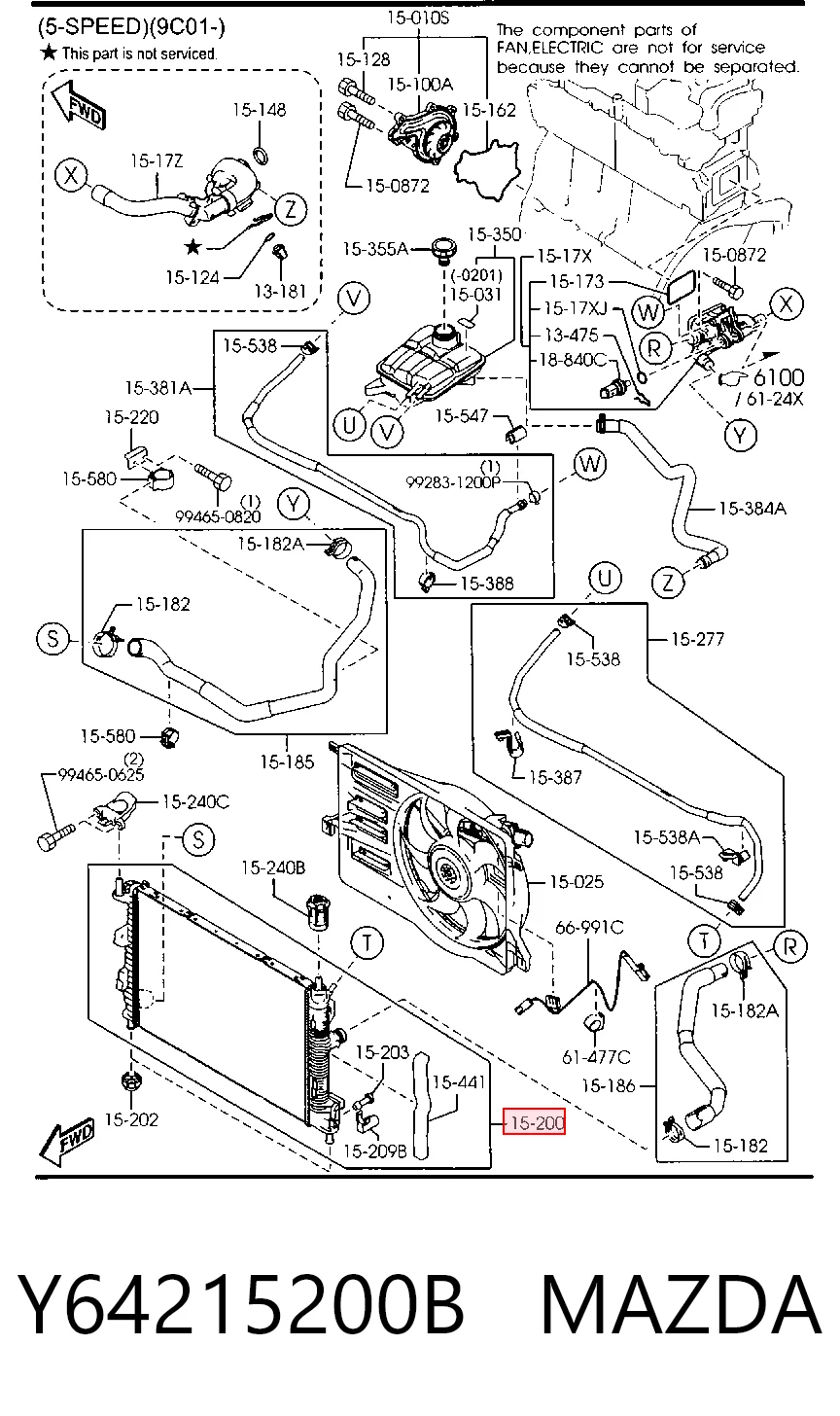 Y64215200B Mazda