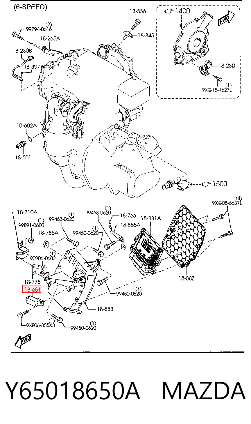 Y65018650A Mazda