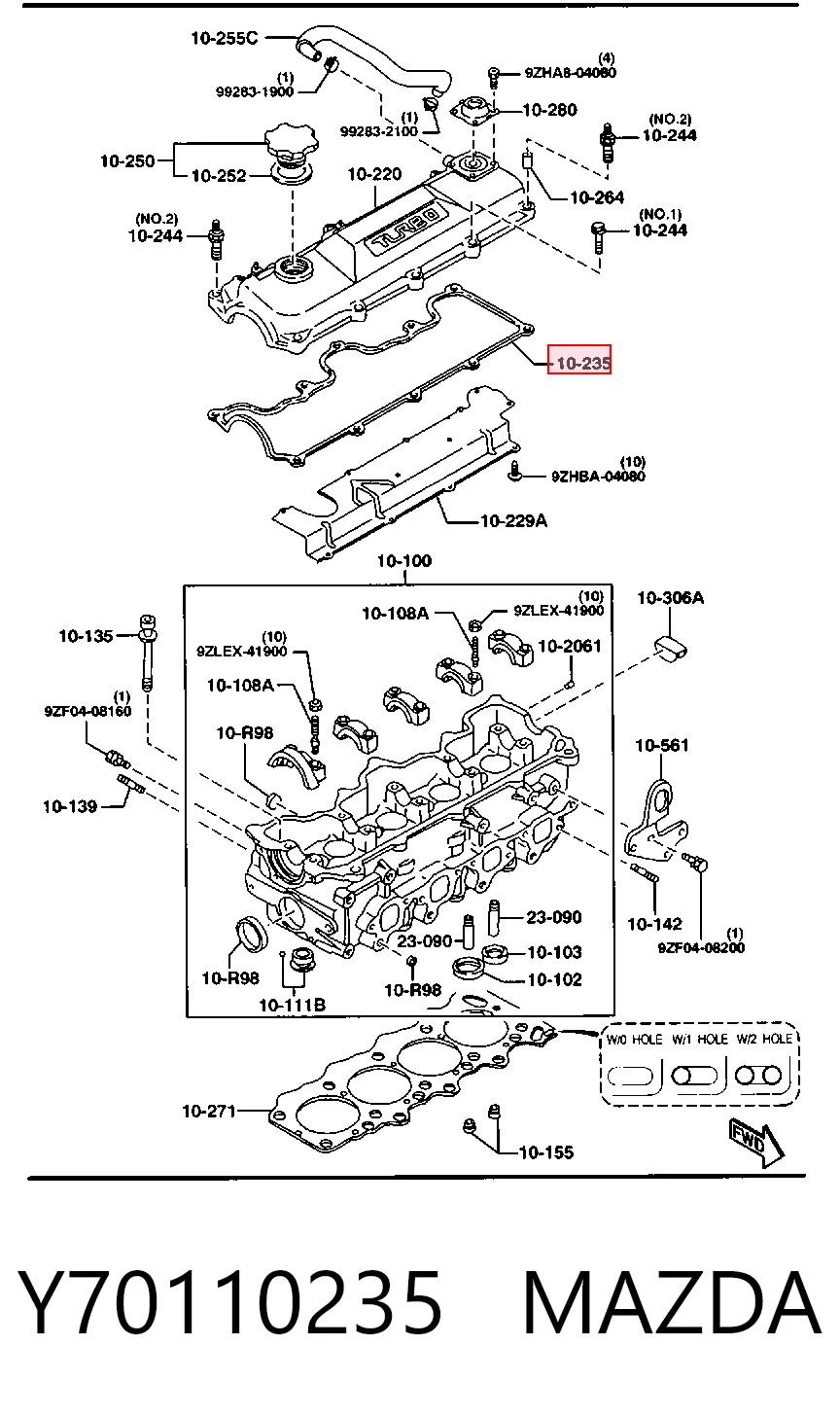 Y70110235 Mazda