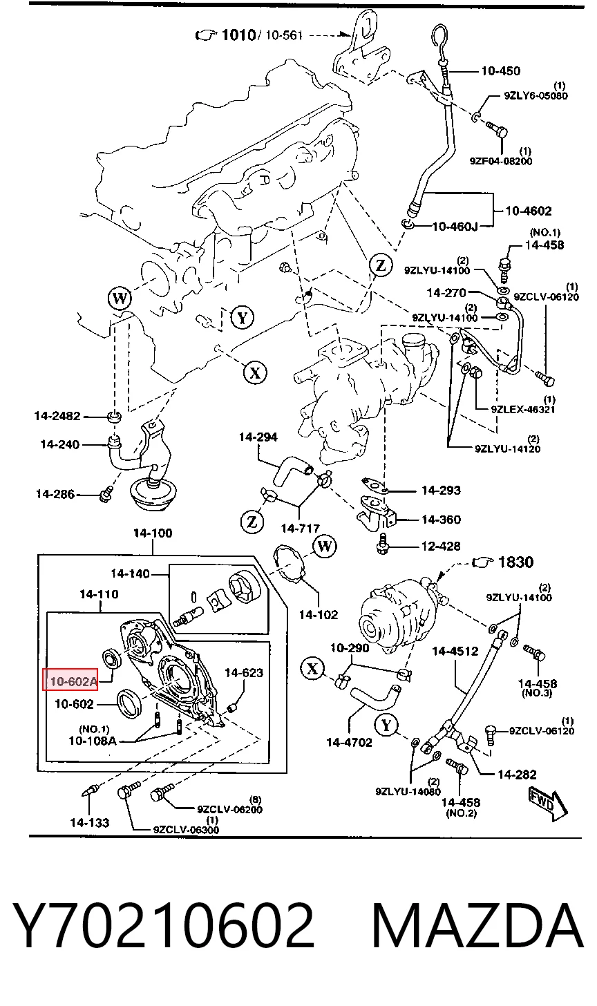 Y70210602 Mazda