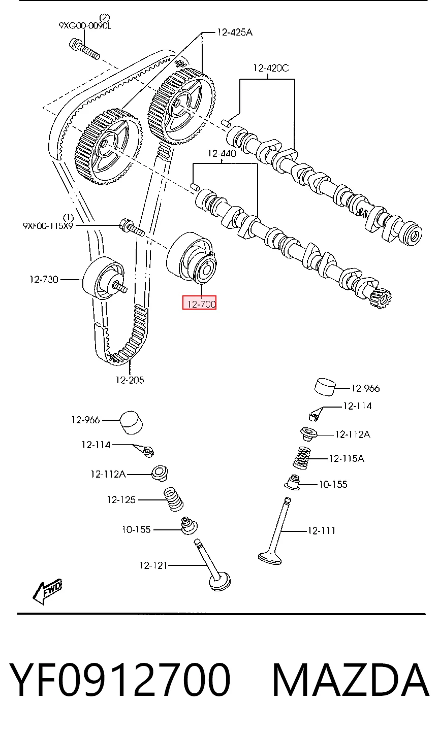 YF0912700 Mazda