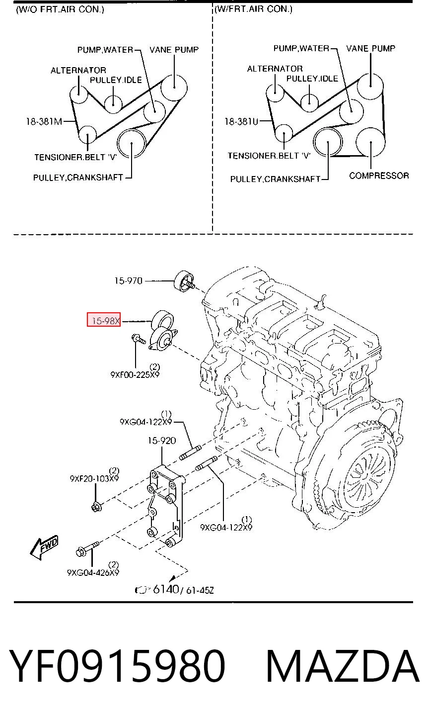 YF0915980 Mazda