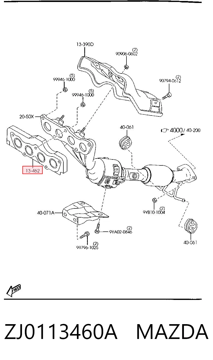 ZJ0113460A Mazda
