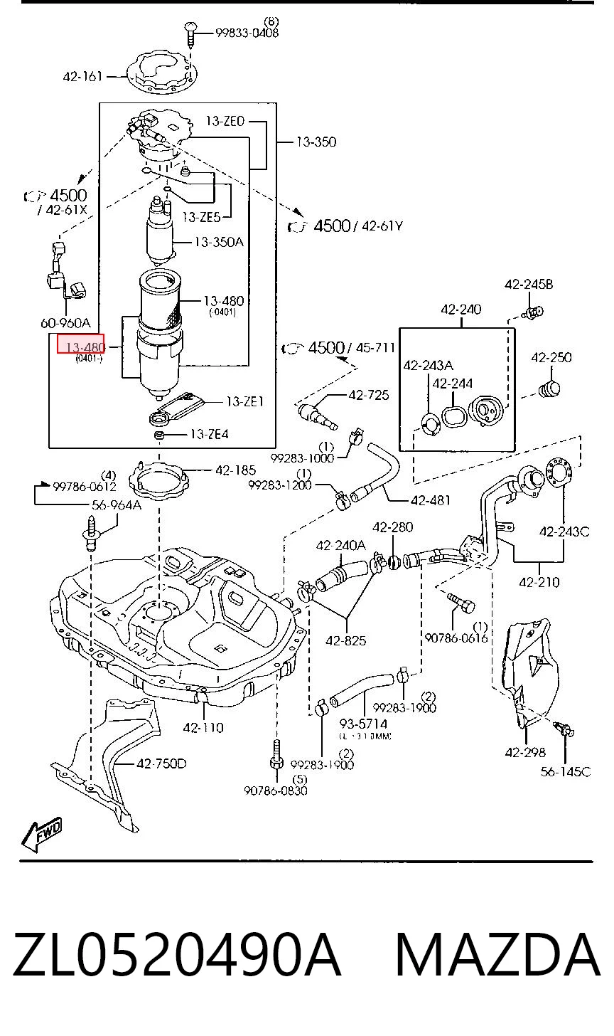 ZL0520490A Mazda